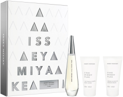 Issey Miyake L'Eau d'Issey Pure Set = E.d.P. Nat. Spray + Body Lotion + Shower Cream