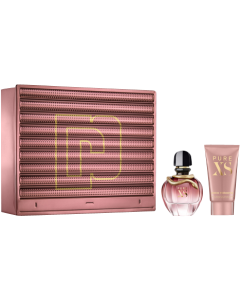 Paco Rabanne Pure XS Set = E.d.P. Nat. Spray for Her 50 ml + Body Lotion for Her 75 ml