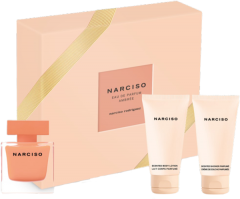 Narciso Rodriguez Narciso Ambrée Set = E.d.P. Nat. Spray 50 ml + Body Lotion 50 ml + Shower Gel 50 ml