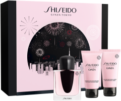 Shiseido Ginza Set =  E.d.P. Nat. Spray 50 ml + Body Lotion 50 ml + Shower Cream 50 ml