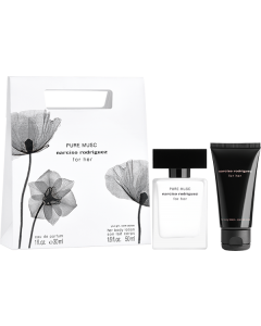 Narciso Rodriguez For Her Pure Musc Set = E.d.P. Nat. Spray 30 ml + Body Lotion 50 ml