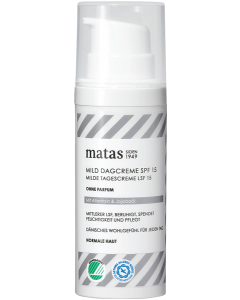 Matas Beauty Milde Tagescreme LSF 15
